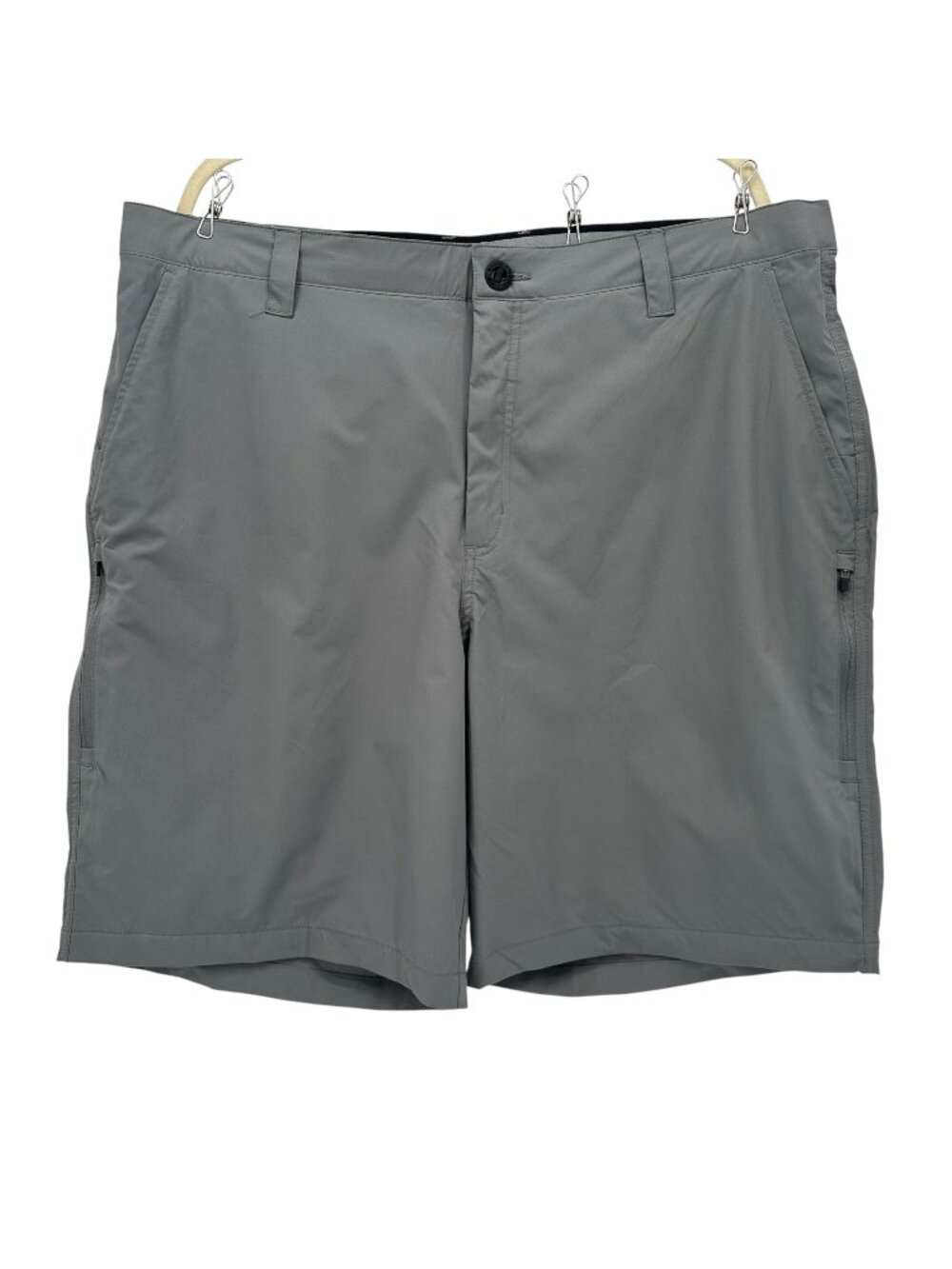 NEW Orvis Mens 40 Shorts Tech Short Stretch Pockets Gray Comfort Outdoors Travel